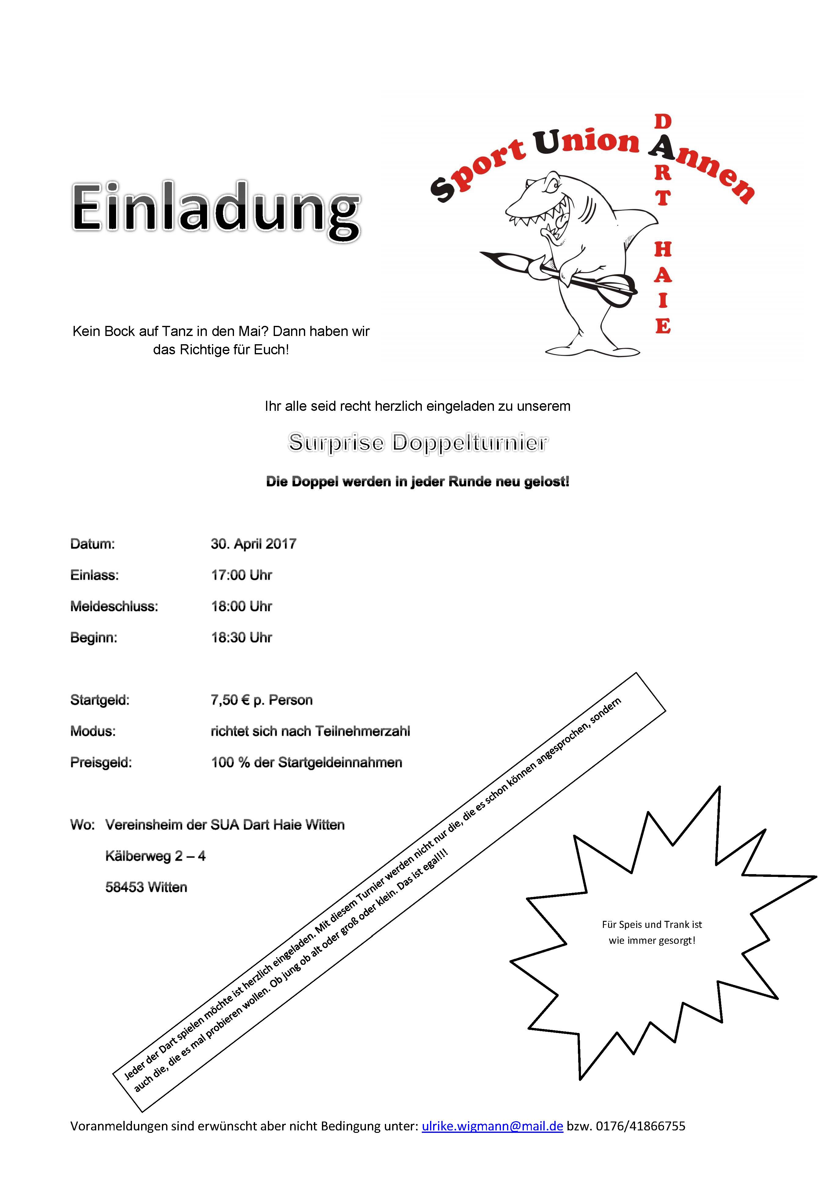 Surprise Doppel Tanz in den Mai 2017